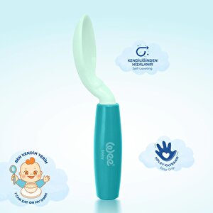 360 Dönen kaşık Turkuaz