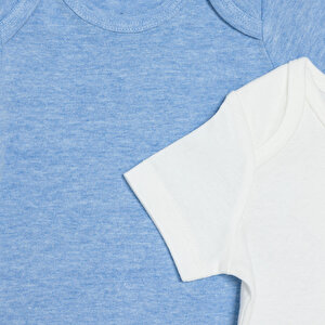 Erkek Bebek 3lü Atlet Body Ribana Bisiklet Yaka Kısa Kol Erkek Bebek 3lü Atlet Body Ribana Bisiklet Yaka Kısa Kol