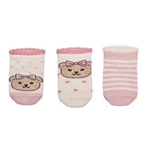 HelloBaby 3'lü Bilek Çora, Pembe, 0-6 Ay HelloBaby 3'lü Bilek Çora, Pembe, 0-6 Ay