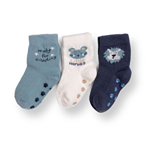 HelloBaby 3lü Kaydırmaz Ç, Yeşil, 0-6 Ay