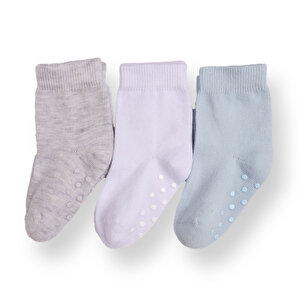 HelloBaby 3lü Kaydırm, Açık Mavi, 0-6 Ay