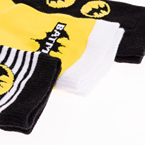 Batman 3lü Soket Çorap Erkek Bebek Batman 3lü Soket Çorap Erkek Bebek