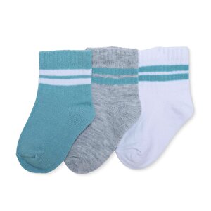 HelloBaby 3lü Soket Ç, Açık Mavi, 0-6 Ay