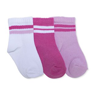 HelloBaby 3lü Soket, Gri Melanj, 0-6 Ay