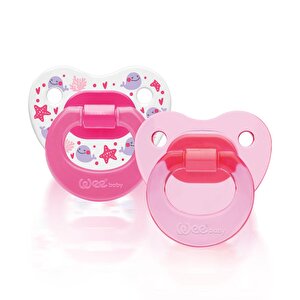438 Wee Baby B 2'li Damaklı Emzik No:2 Pembe 438 Wee Baby B 2'li Damaklı Emzik No:2 Pembe