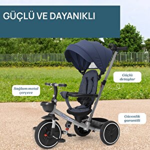 4IN1 KATLANABİLİR ÜÇ TEKERLEKLİ,EBEVEYN KONTROLLÜ BİSİKLET