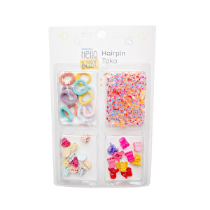 HelloBaby 4lü Set Tok, Desenli, Standart