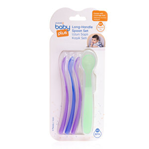 4'lü Uzun Saplı Kaşık Seti (Kutu Hediyeli)