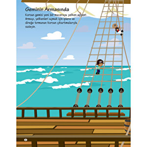555 Eğlenceli Çıkartma - Korsan Gemisi