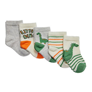 HelloBaby 5'li Soket, Lacivert, 6-12 Ay