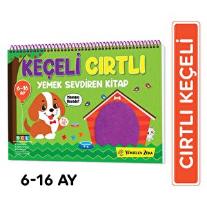 6-16 Ay İlk Cırt Cırtlı Keçeli Etkinlik Kitabım - Yemek Sevdiren Kitap 6-16 Ay İlk Cırt Cırtlı Keçeli Etkinlik Kitabım - Yemek Sevdiren Kitap