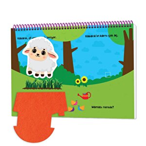 6-16 Ay İlk Cırt Cırtlı Keçeli Etkinlik Kitabım - Yemek Sevdiren Kitap 6-16 Ay İlk Cırt Cırtlı Keçeli Etkinlik Kitabım - Yemek Sevdiren Kitap