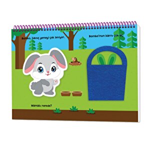 6-16 Ay İlk Cırt Cırtlı Keçeli Etkinlik Kitabım - Yemek Sevdiren Kitap 6-16 Ay İlk Cırt Cırtlı Keçeli Etkinlik Kitabım - Yemek Sevdiren Kitap