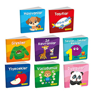 6-24 Ay Zeki Bebek Kütüphanesi 8'li Set 6-24 Ay Zeki Bebek Kütüphanesi 8'li Set