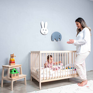 Ahşap Kademeli Beşik 60x120 cm Ahşap Kademeli Beşik 60x120 cm