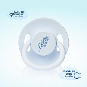 699 Wee Baby Pure Yuv.Kauçuk Emzik No:2 Mavi