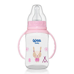 Wee Baby Kulplu PP Biberon 150ml Pembe Wee Baby Kulplu PP Biberon 150ml Pembe