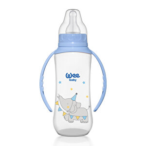 Wee Baby  Kulplu PP Biberon 270ml Mavi
