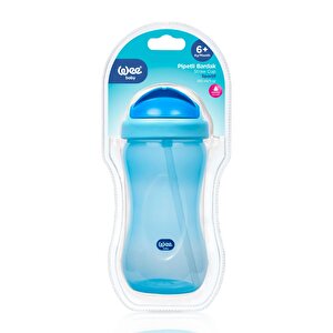 761 Wee Baby Pipetli Bardak Mavi 350ml 761 Wee Baby Pipetli Bardak Mavi 350ml