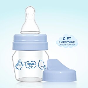 792 Wee Baby Mini Cam Alıştırma Bardağı Seti Mavi 30ml 792 Wee Baby Mini Cam Alıştırma Bardağı Seti Mavi 30ml