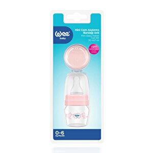 792 Wee Baby Mini Cam Alıştırma Bardağı Seti Pembe 30ml 792 Wee Baby Mini Cam Alıştırma Bardağı Seti Pembe 30ml