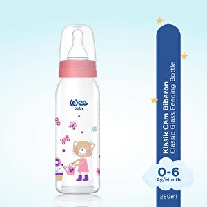 876 Wee Baby  Cam Biberon 250 ml Pembe