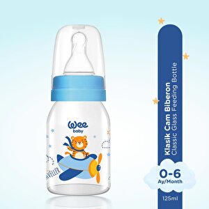 877 Wee Baby Cam Biberon 125 ml Mavi