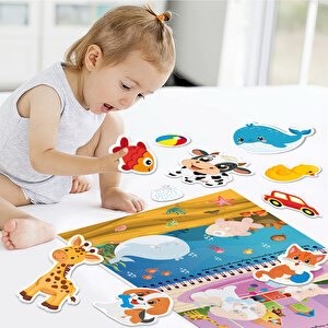 9-18 Ay İlk Cırt Cırtlı - Keçeli Etkinlik Kitabım 9-18 Ay İlk Cırt Cırtlı - Keçeli Etkinlik Kitabım