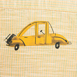 My Favorite Cars Erkek Bebek Arkası Baskılı Gömlek