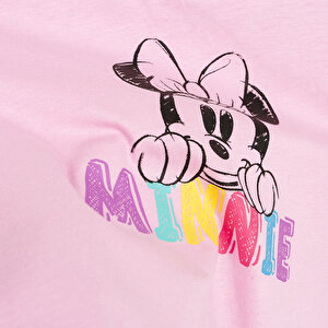 Maceraya Devam Minnie Mouse Kız Bebek Lisanslı  Tshirt