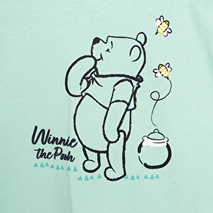 Maceraya Devam Winnie the Pooh Lisanslı Erkek Bebek Tshirt