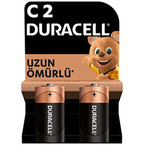 Duracell Alkalin C Pil 2li