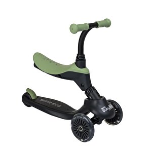 Funride Sema 5 özellikli Oturaklı Işıklı Tekerlekli 3 Tekerlekli Scooter