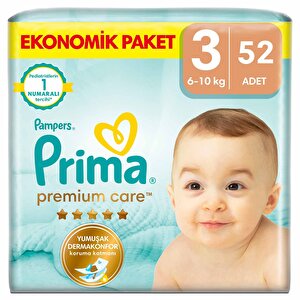 Prima PC Ekonomik 3 Beden, 52 Adet