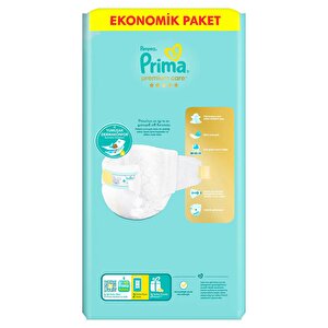 Bebek Bezi Premium Care 3 Beden Midi Ekonomik Paket 6-10 kg 52 Adet