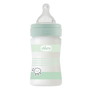 Chicco Wellbeing Yavaş Akış Gri Cam Bibe