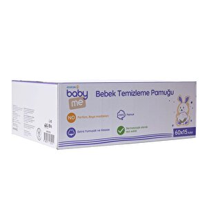 Bebek Temizleme Pamuğu 15x60 Adet Bebek Temizleme Pamuğu 15x60 Adet
