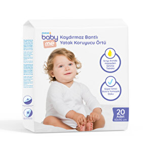 Kaydırmaz Bantlı Yatak Koruyucu Örtü 60x90 cm 20 Adet Kaydırmaz Bantlı Yatak Koruyucu Örtü 60x90 cm 20 Adet
