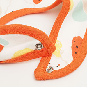 Bebek Eğlenceli Baskılı Desenli Önlük 2 adet Bebek Eğlenceli Baskılı Desenli Önlük 2 adet