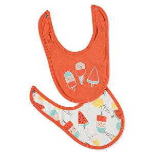 Bebek Eğlenceli Baskılı Desenli Önlük 2 adet Bebek Eğlenceli Baskılı Desenli Önlük 2 adet