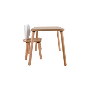 Safir Meşe Çocuk Masa ve 1 Sandalye Set