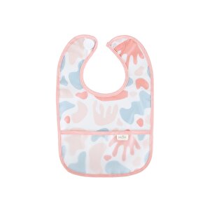 Babyjem Leke Tutmaz Önlük Pembe Puzzle