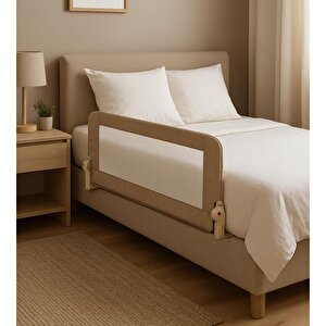 Ekstra Geniş Bebek Güvenlik Deri Yatak Bariyeri 150 cm