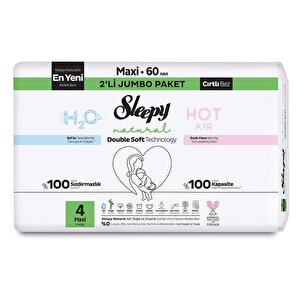 Sleepy Natural İkili Paket 4 Beden 60 Ad Sleepy Natural İkili Paket 4 Beden 60 Ad