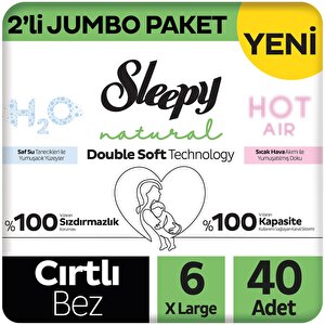 Sleepy D.S. Natural İkili 6 Beden 40 Ad.