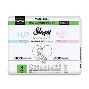 Sleepy Natural İkili Paket 3 Beden 68 Ad