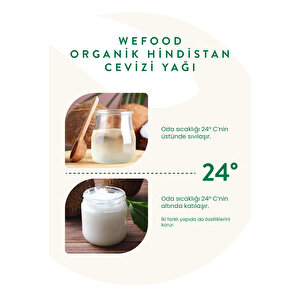 Organik Hindistan Cevizi Yağı 300 ml Organik Hindistan Cevizi Yağı 300 ml