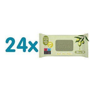 Zeytinyağlı Bebek Islak Mendil 24x90 Adet