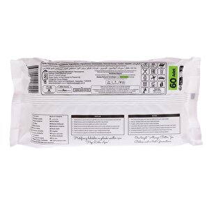 Natural Ultra Hassas Bebek Islak Mendil 3x60 Adet Natural Ultra Hassas Bebek Islak Mendil 3x60 Adet