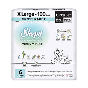 Sleepy Bio Natural 6 Beden 100 Adet